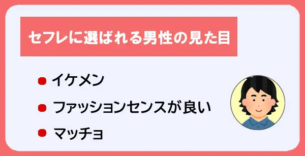 セフレに選ばれる見た目